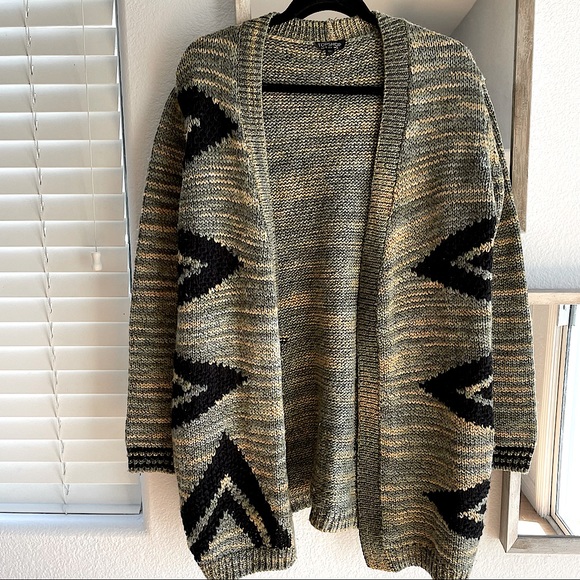 TOPSHOP Boho Knit Cardigan 💚💚 - Picture 2 of 12
